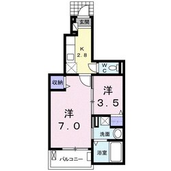 下郡マナーハウスの物件間取画像